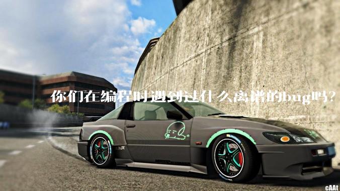 你们在编程时遇到过什么离谱的bug吗？